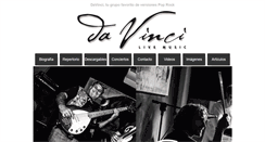 Desktop Screenshot of davincirock.com